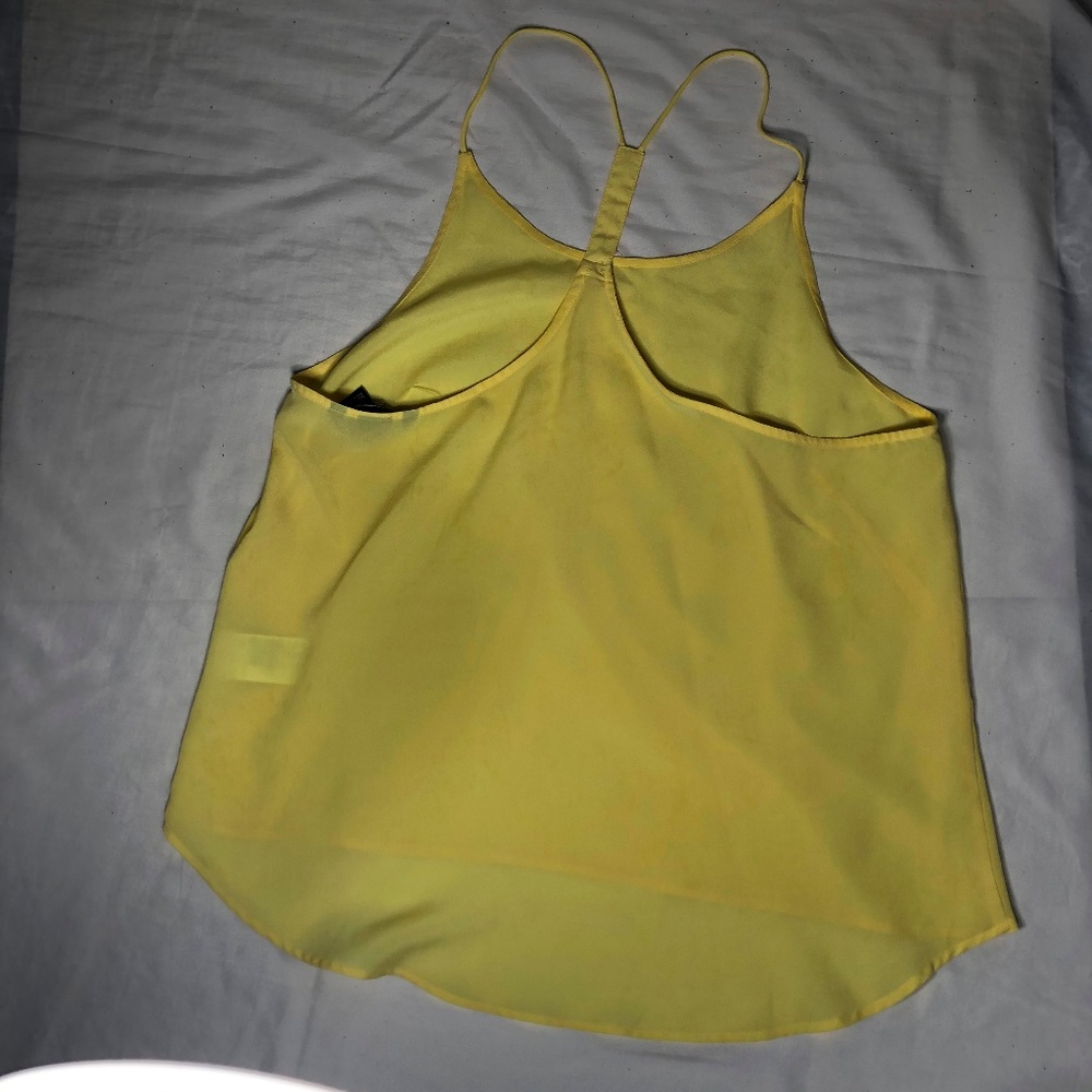 Yellow H&M Racerback Tank - Picture 3 of 5